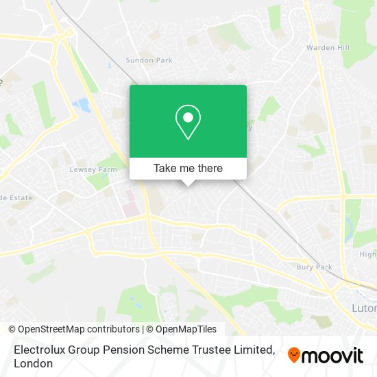 Electrolux Group Pension Scheme Trustee Limited map