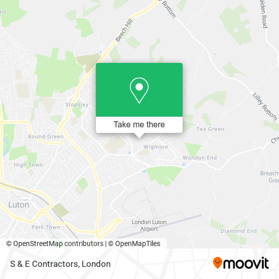 S & E Contractors map