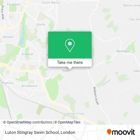 Luton Stingray Swim School map