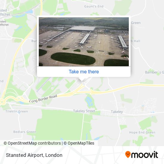 Stansted Airport map