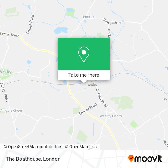 The Boathouse map