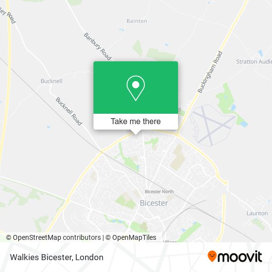 Walkies Bicester map