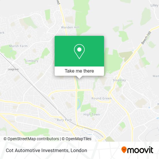 Cot Automotive Investments map