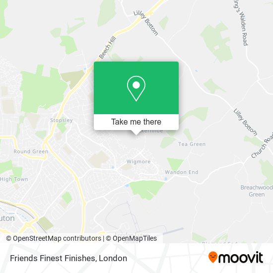 Friends Finest Finishes map