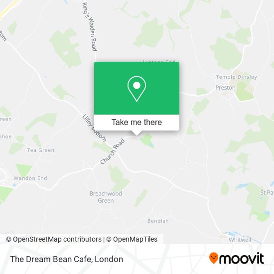 The Dream Bean Cafe map