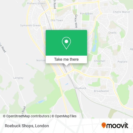 Roebuck Shops map