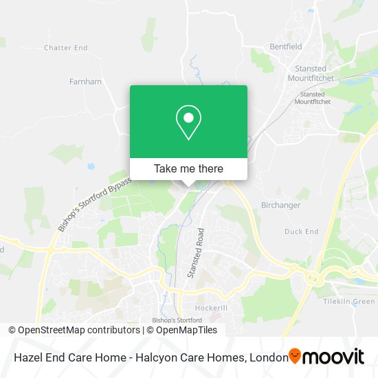 Hazel End Care Home - Halcyon Care Homes map