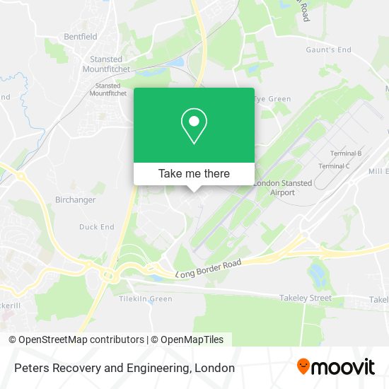 Peters Recovery and Engineering map