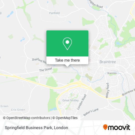 Springfield Business Park map