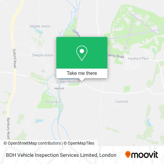 BDH Vehicle Inspection Services Limited map