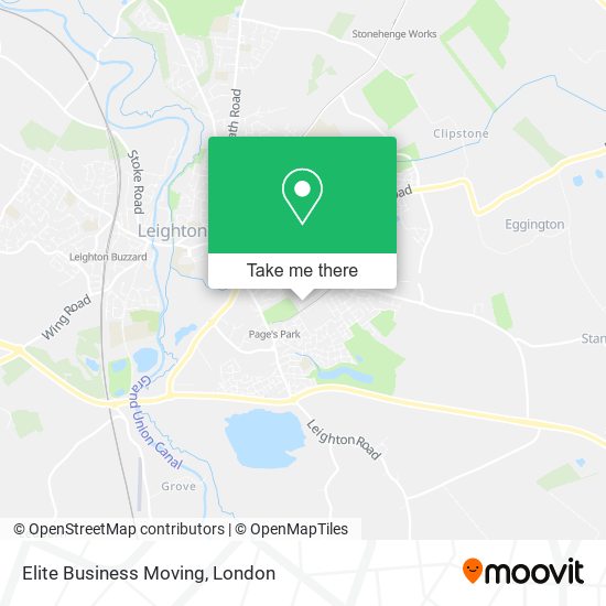 Elite Business Moving map