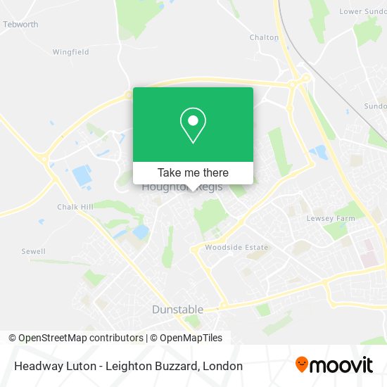 Headway Luton - Leighton Buzzard map