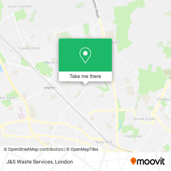 J&S Waste Services map