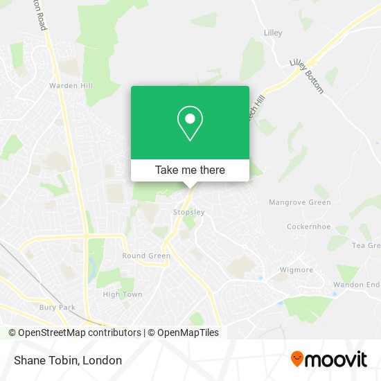 Shane Tobin map