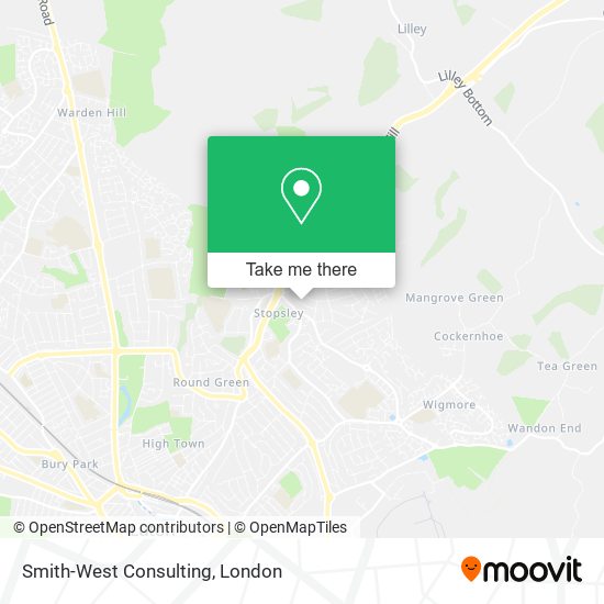 Smith-West Consulting map