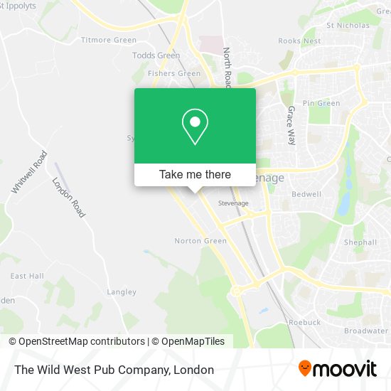 The Wild West Pub Company map