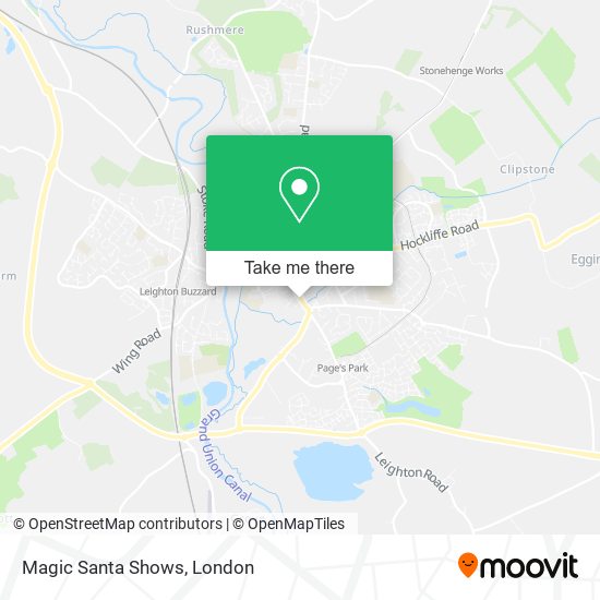 Magic Santa Shows map