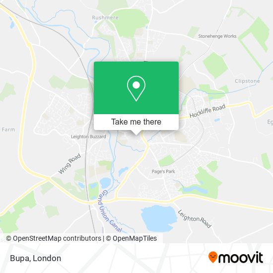 Bupa map