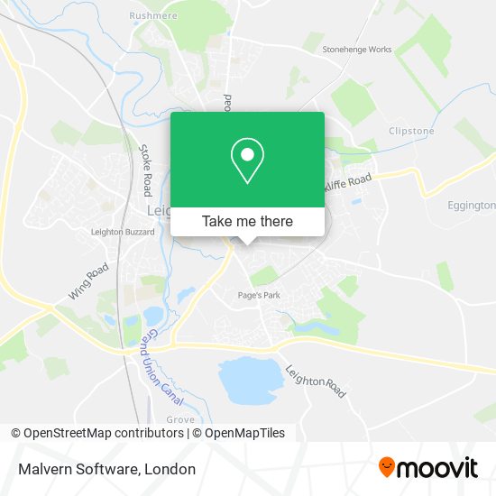 Malvern Software map