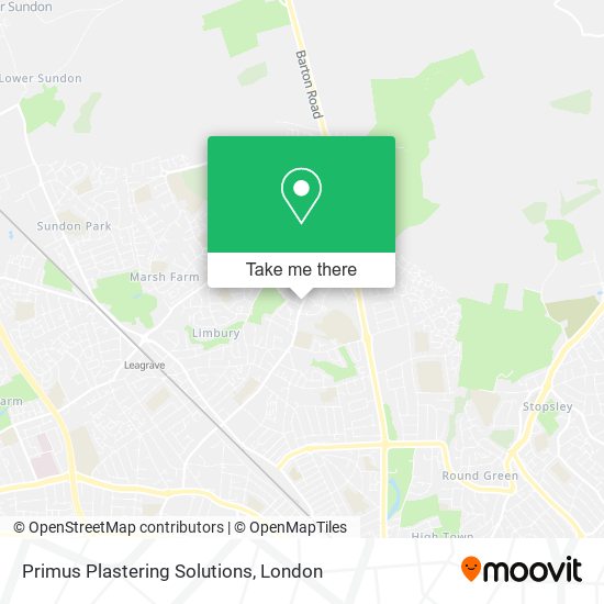 Primus Plastering Solutions map