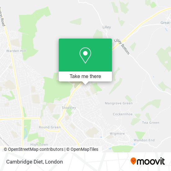 Cambridge Diet map
