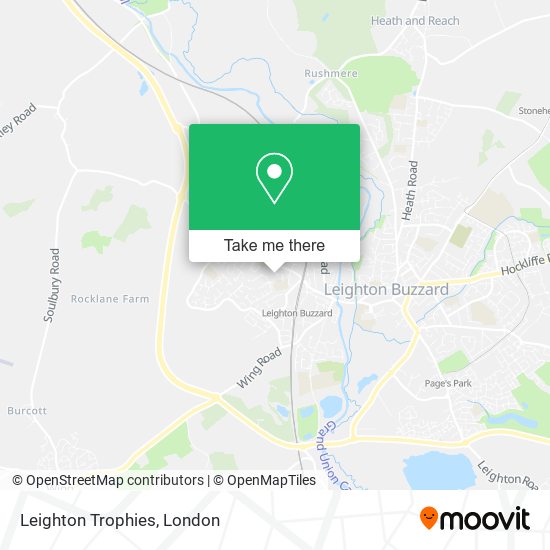 Leighton Trophies map