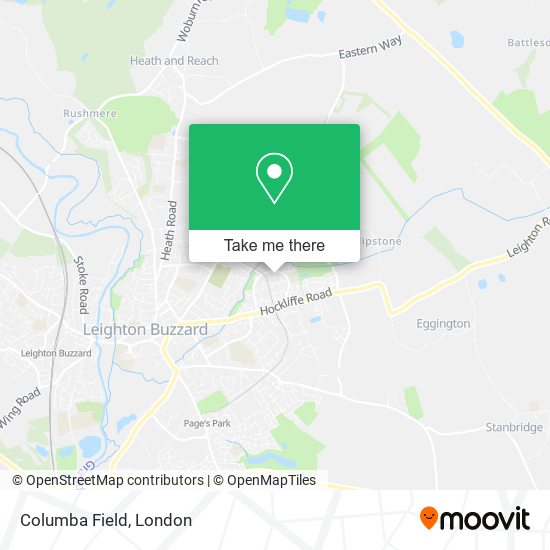 Columba Field map
