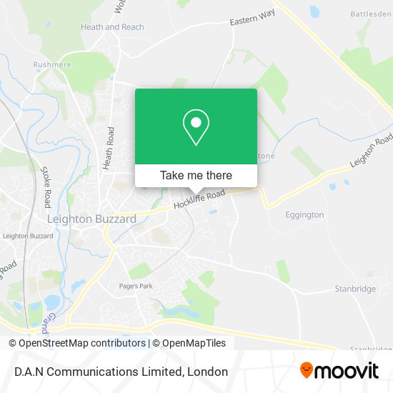 D.A.N Communications Limited map