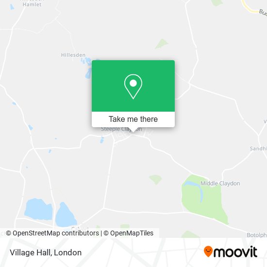 Village Hall map