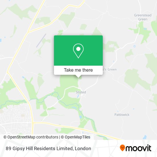 89 Gipsy Hill Residents Limited map