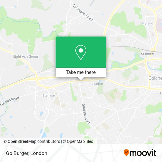 Go Burger map