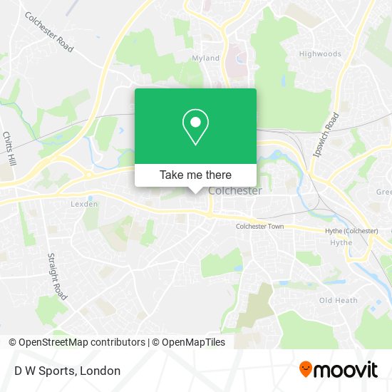 D W Sports map