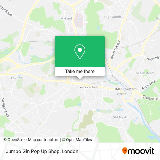 Jumbo Gin Pop Up Shop map