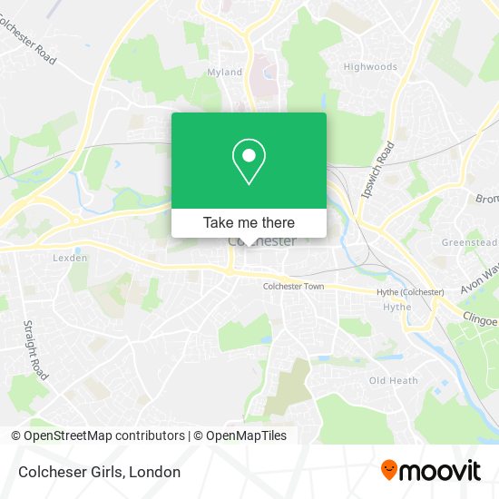 Colcheser Girls map