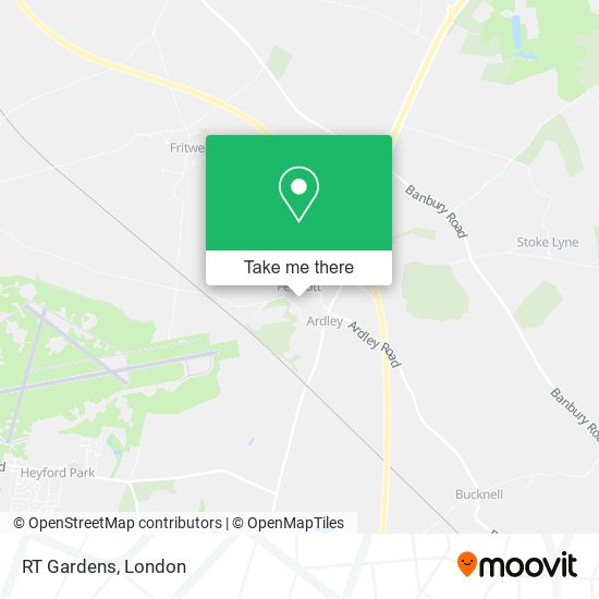 RT Gardens map