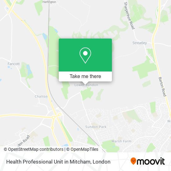 Health Professional Unit in Mitcham map