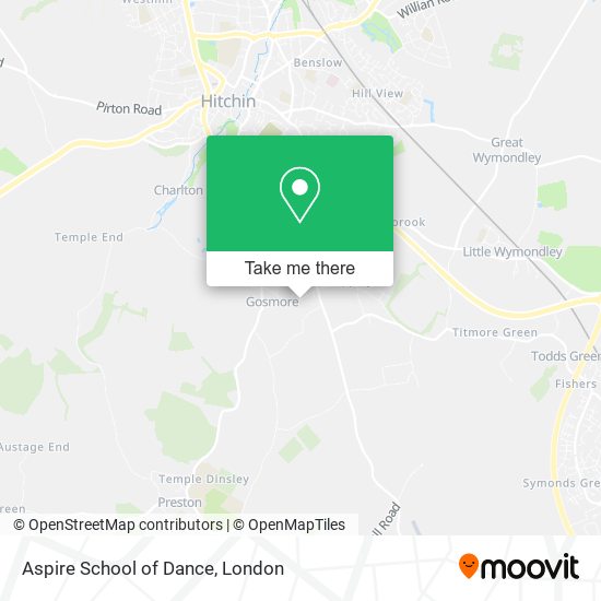 Aspire School of Dance map