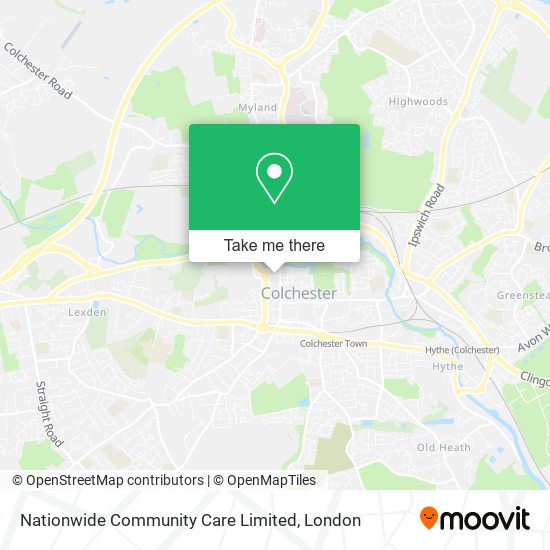 Nationwide Community Care Limited map