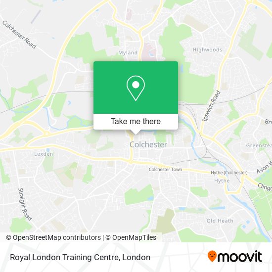 Royal London Training Centre map