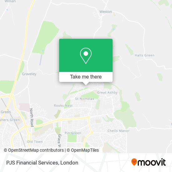 PJS Financial Services map