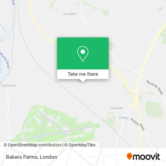 Bakers Farms map