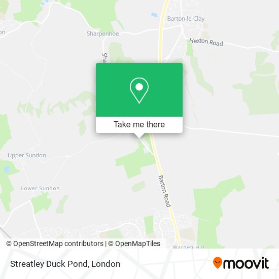Streatley Duck Pond map