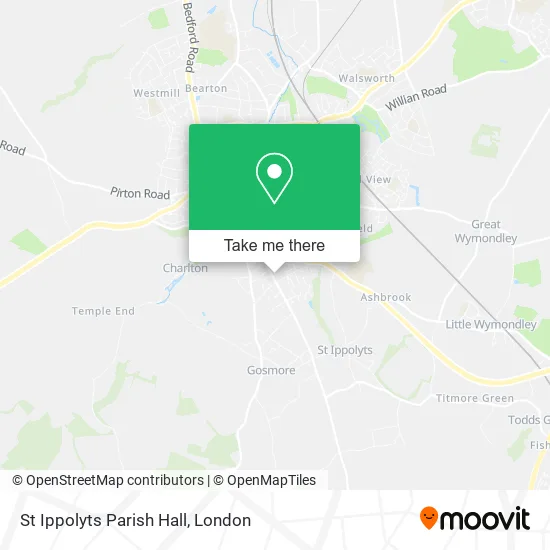 St Ippolyts Parish Hall map