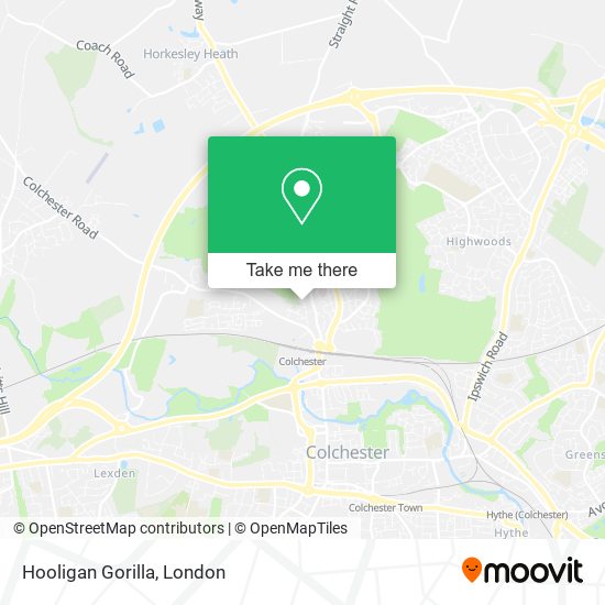 Hooligan Gorilla map