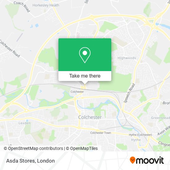 Asda Stores map