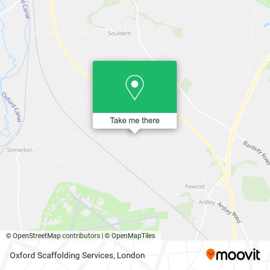Oxford Scaffolding Services map