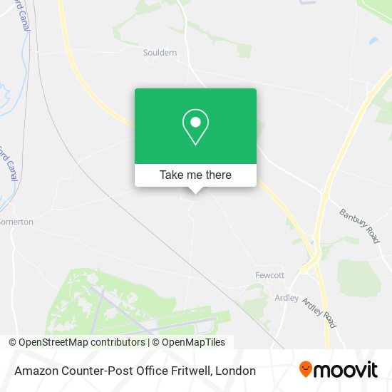 Amazon Counter-Post Office Fritwell map