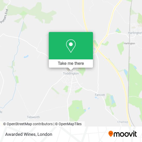 Awarded Wines map