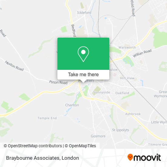 Braybourne Associates map