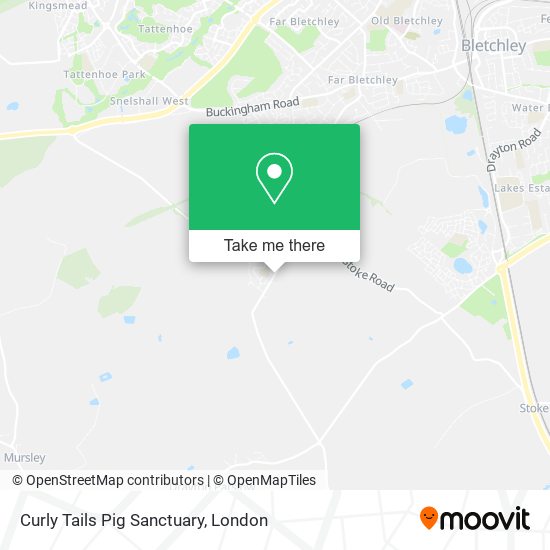 Curly Tails Pig Sanctuary map